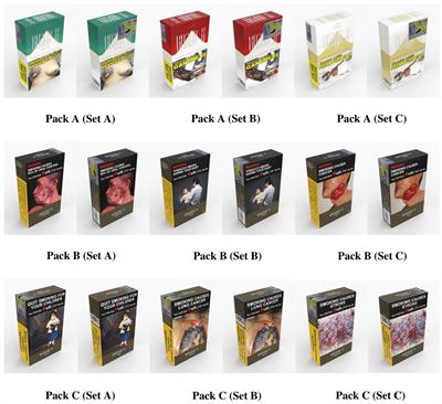 Frontiers Graphic health warnings and plain packaging in the